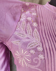 Orchid Chanderi co-ord set