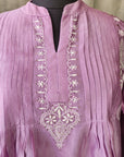 Orchid Chanderi co-ord set