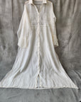 Handloom Chikankari Shirt dress