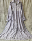 Handloom Chikankari Shirt dress