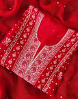 Chikamkari With Embellishment organza