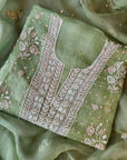 Chikamkari With Embellishment organza