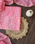 chikankari soft chanderi