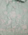 Applique on linen strip