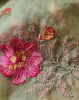 Chanderi organza suit