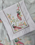 Embroidery Peacock design Suit