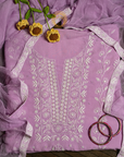 Chikankari With Embellishment on modal