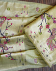 Jaamdani with paitheni Suit