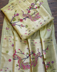 Patni jamdani Tissue suit