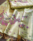 Jaamdani with paitheni Suit