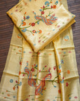 Patni jamdani Tissue suit