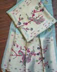 Patni jamdani Tissue suit