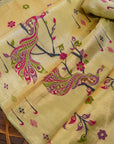 Jaamdani with paitheni Suit