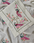 Embroidery Peacock design Suit