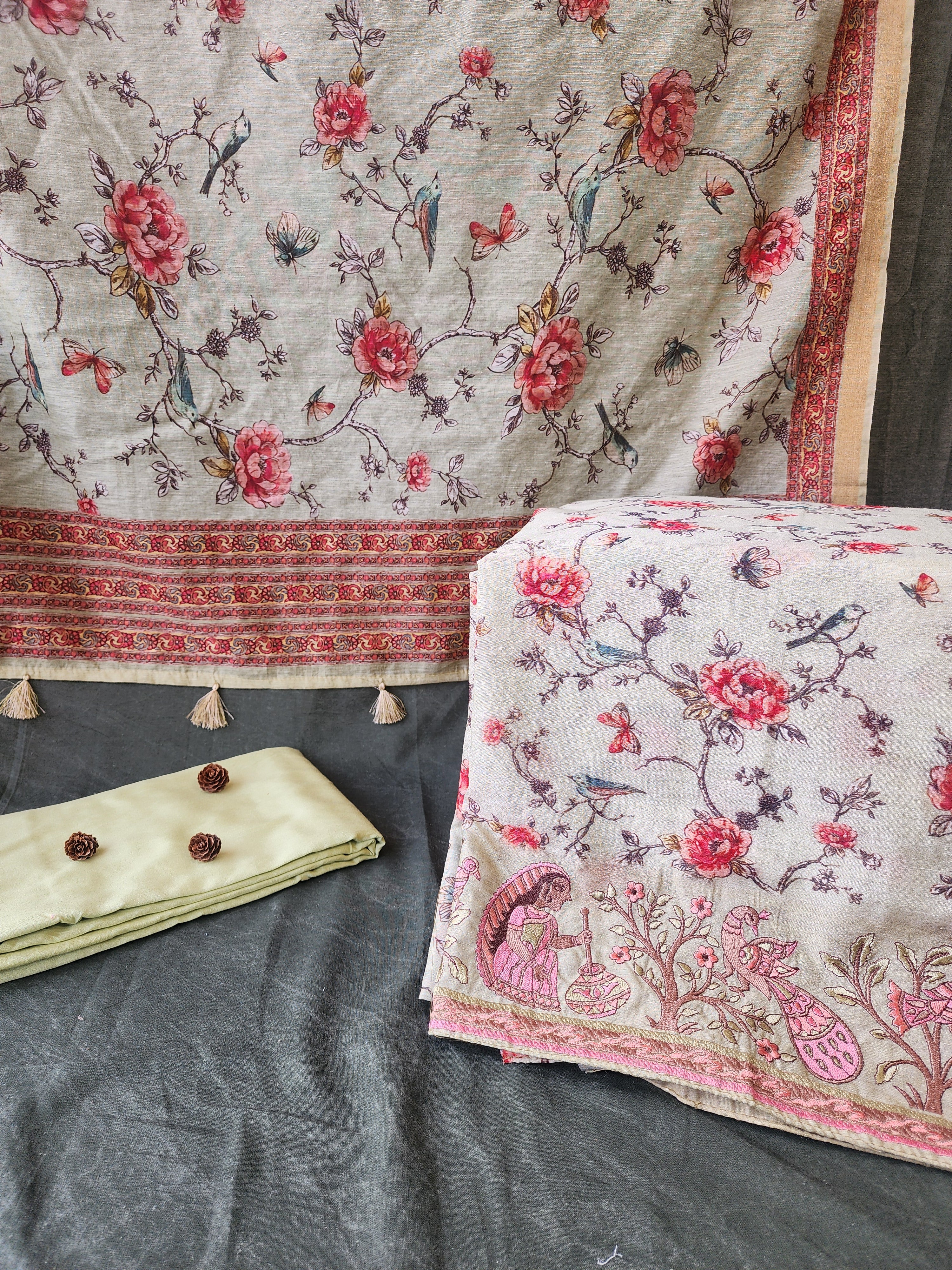 chanderi digital print – Kosha Design