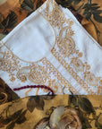 Chikankari Cotton white suit