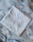 Chikankari organza with mukaish