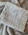 Chikamkari With Embellishment organza