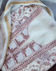 chikankari soft chanderi
