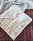 chikankari soft chanderi