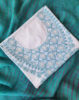 Chikankari Cotton white suit