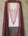 Chikankari Cotton white suit