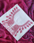 Chikankari Cotton white suit