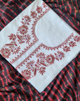 Chikankari Cotton white suit