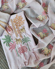 Muslin Embroidery pichwai Suit