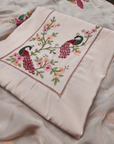 Embroidery Peacock design Suit