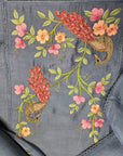 Embroidery Peacock design Suit