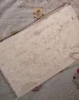 Mukaish work on Chanderi silk