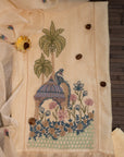 Golden Kota applique embroidery